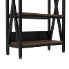 Kumasinova 4-Tier Metal Storage Shelves,Garage Shelving,Kitchen Cabinet & Organizer for Pantry,Bathroom,Garage,Closet,Black - 4 of 4