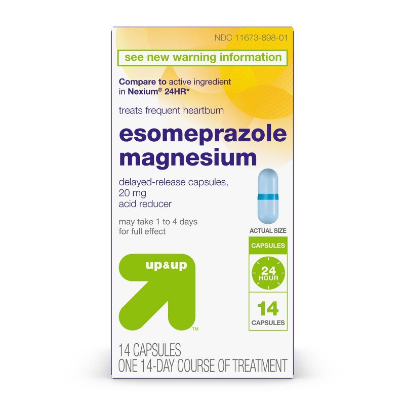 Esomeprazole Acid Reducer Capsules - 14ct - up &#38; up&#8482;, 1 of 9