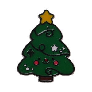 Unique Bargains Christmas Brooches Series Alloy Dripping Wax White Red 0.87"x1.02" 1 Pcs - 1 of 4