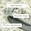 Washable Area Rug,Vintage Low-Pile Non-Slip Soft Carpet for Living Room, Bedroom, Dining Room & Office - 4 of 4
