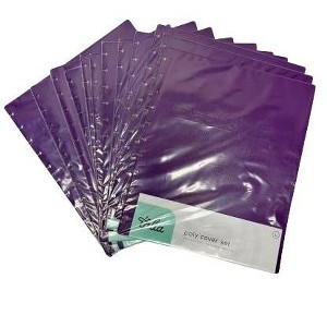 Talia Plastic Discbound Discs and Covers. (Strong Purple 12pk (no discs), Letter Set) - 1 of 2