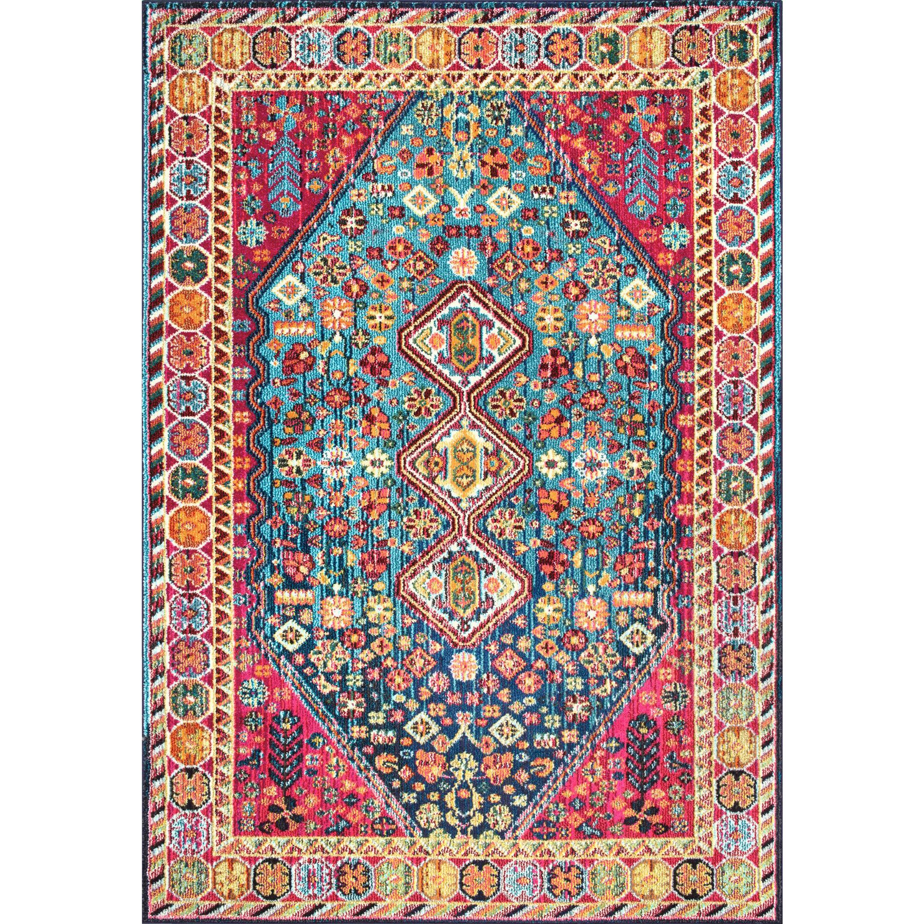 Nuloom Erline Colorful Bohemian Area Rug, 4' x 6', Multicolored