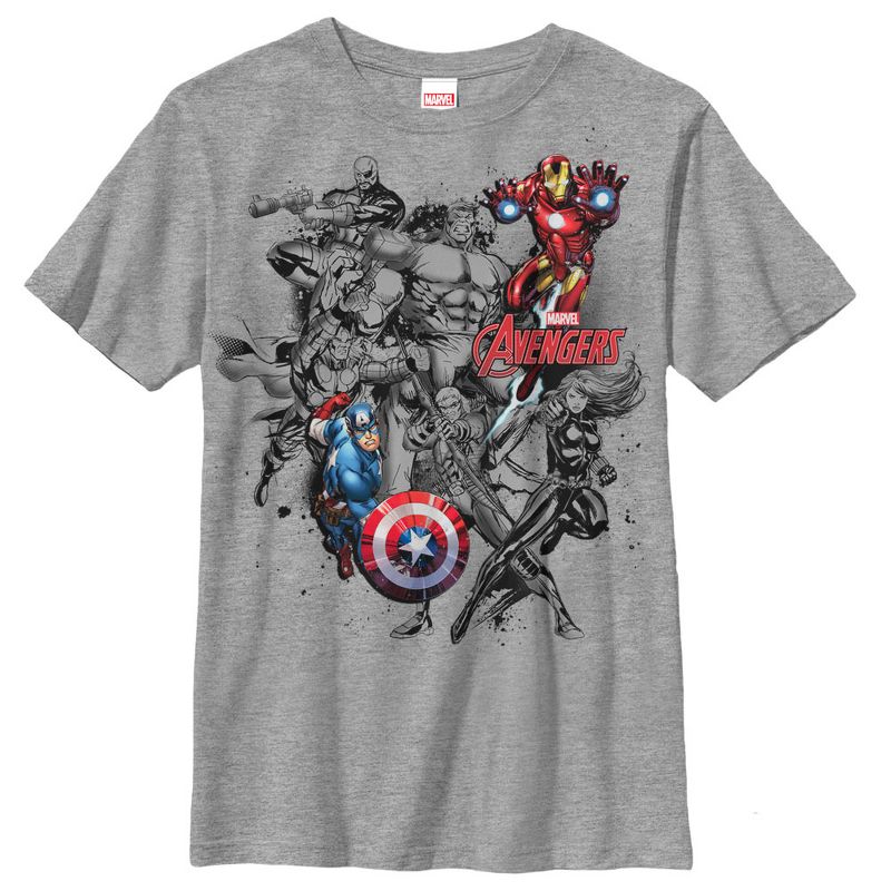 Boy's Marvel Avengers in Color T-Shirt, 1 of 5