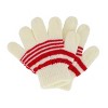 Heat Trendz Girl's One Size Fits Most Stripe Butterfly Hat Gloves and Scarf Winter Set - 3 of 4