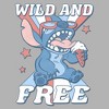 Junior's Lilo & Stitch Wild and Free Alien Oversized T-Shirt - image 2 of 2