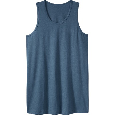 Kingsize Men's Big & Tall Shrink-less Lightweight Longer-length Tank ...