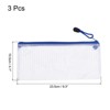 Unique Bargains Waterproof Zipper Home Office Travel Supply File Bags 3 Pcs - 2 of 4