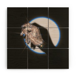 Samantha Hearn Vintage Shiny Disco Hand Wood Wall Mural - society6 - 1 of 2