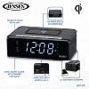 Jensen QiCR-200 Dual Alarm Clock Radio with Qi Charging - 4 of 4