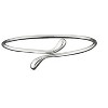 Teardrop Bracelets Silver 9 inches - 2 of 3