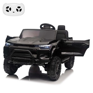 Jojoka 24V 2 Seater Ride On Truck Car Toy for Toddlers with Remote Control, Trunk, Handle, Battery Display, LED Lights, Music - 1 of 4