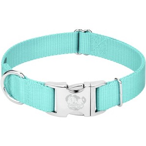 Country Brook Petz Premium Nylon Dog Collar with Metal Buckle for Small Medium Large Breeds - Vibrant 30+ Color Selection - 1 of 4
