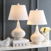 Amy Gourd Glass Table Lamp (Set of 2) - 24" Height - LIT4087 - Safavieh - 4 of 4