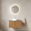 Dexmalle Modern Wall-Mounted Plywood Vanity Bathroom Storage Cabinet with Sink - 3 of 4