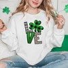 Simply Sage Market Women's Graphic Sweatshirt Love Shamrock St. Patrick's Day - 2 of 3