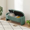 GDFStudio Leif Boucle 47.24" Storage Bench with Ring-pull - 2 of 4