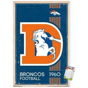 Trends International NFL Denver Broncos - Retro Logo 14 Unframed Wall Poster Prints - 1 of 4