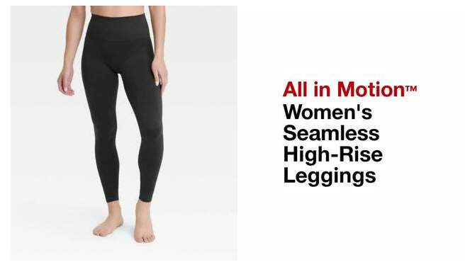 Women's Seamless High-Rise Leggings - All In Motion™, 2 of 11, play video