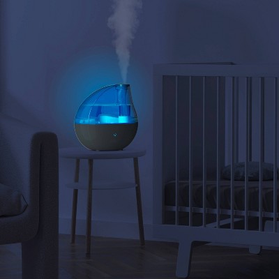 PureBaby Whisper Green Ultrasonic Cool Mist Humidifier with Night Light