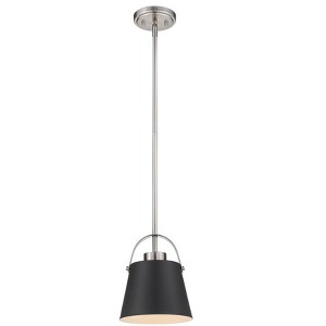 Z-Lite Z-Studio 1 - Light Pendant in  Matte Black/Brushed Nickel - 1 of 1