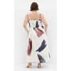 Women's Plus Size Jolie Geo Maxi Dress - ivory | CITY CHIC - 4 of 4