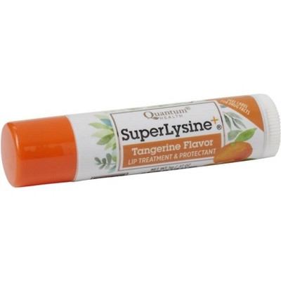 Quantum Health Superlysine Plus Tangerine Flavor Lip Sunscreen, CASE OF 18