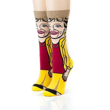 Bioworld The Golden Girls Blanche Funny Graphic Socks | Single Pair Of Adult Crew Socks