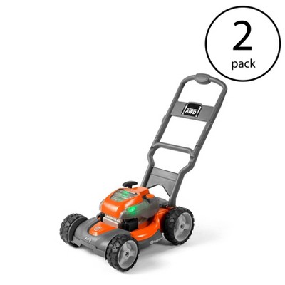 Husqvarna Battery-Powered Kids Toy Lawn Mower for Ages 3+, Orange  (2 Pack)