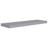 vidaXL Floating Wall Shelves 4 pcs Gray 31.5"x9.3"x1.5" MDF - 2 of 4
