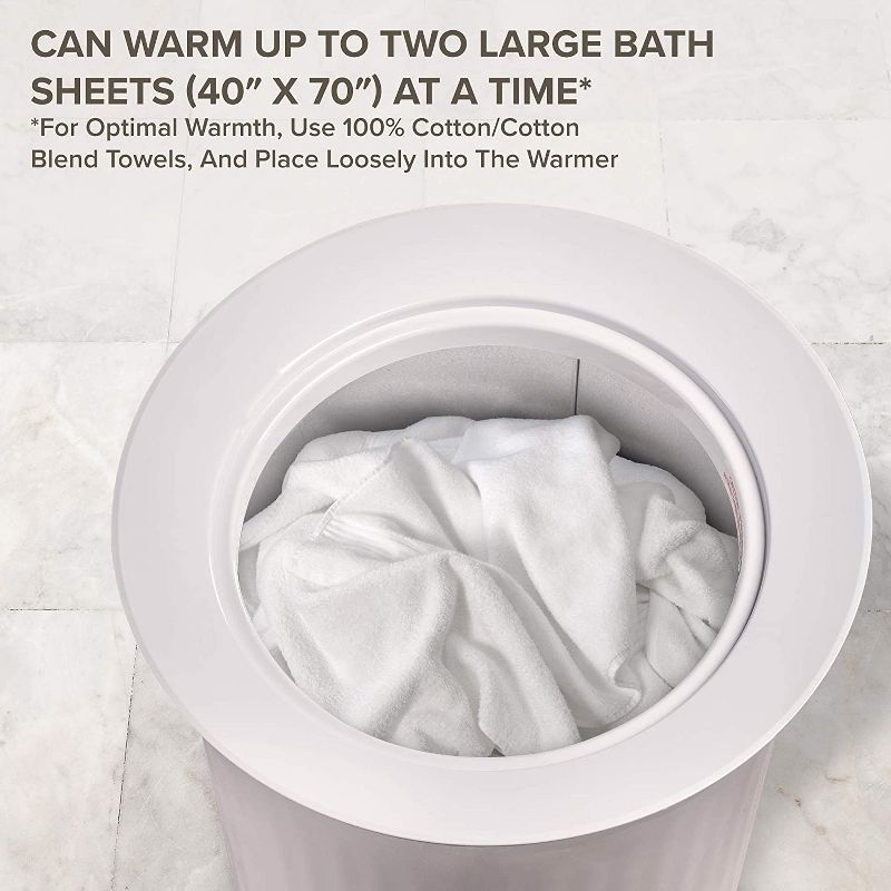 Live Fine Bathroom Towel Warmer, Large Blanket & Towel Heater, 3 of 8