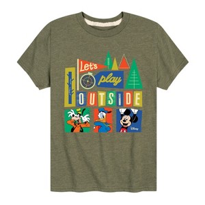 Boys' - Disney - Lets Play Outside Short Sleeve Graphic T-Shirt - 1 of 4