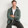 Lands' End Men's Anyweather Fleece Hooded Full Zip Jacket - 4 of 4