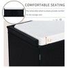 PAGED 42.5" L Distressed Storage Ottoman with Velvet Cushion, Entryway Bench with 2 Drawers and 2 Cabinets, Shoe Bench for Living Room, Entryway - 4 of 4