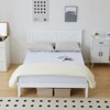 KTMBDW Queen/Full/Twin Size Wood Platform Bed Frame with Headboard, No Box Spring Needed, Mattress Foundation, Noise-Free, Easy Assembly - 2 of 4