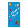 Beistle Welcome Back Door Cover, 5' x 30", (2/Pkg) Multicolored - 4 of 4