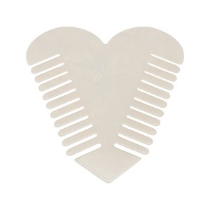 Unique Bargains Heart-shaped Hair Comb 1 Pc - 1 of 4