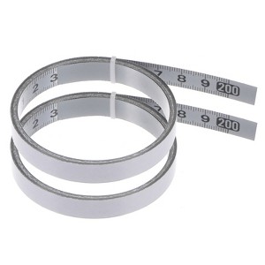Unique Bargains Steel Metric Left to Right Read Self Adhesive Workbench Tape Measure - 1 of 4