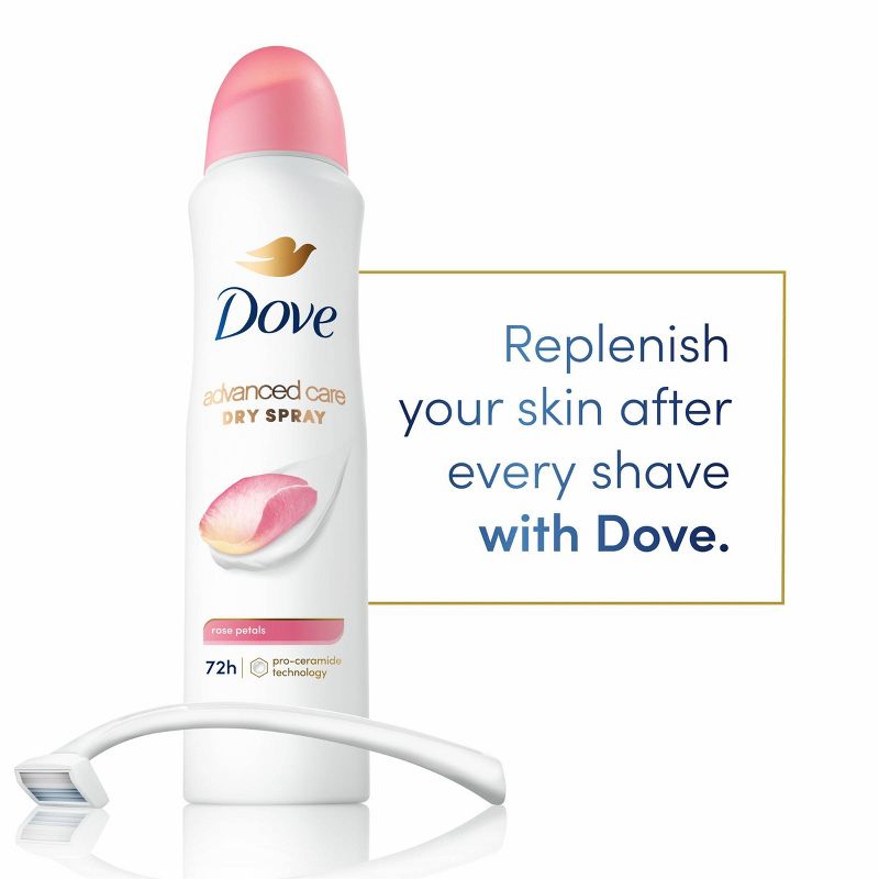 Dove Beauty Advanced Care Rose Petals 48-Hour Women&#39;s Antiperspirant &#38; Deodorant Dry Spray - 3.8oz, 5 of 12