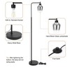 Floor Lamp for Living Room, Industrial Floor Lamp with 1H Timer, Stepless Adjustable 3000K-6000K Colors & Brightness Standing Lamp - 4 of 4