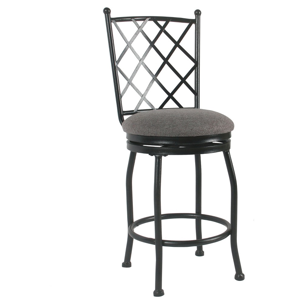 Tristan Metal Counter Stool Black - HomePop was $89.99 now $67.49 (25.0% off)