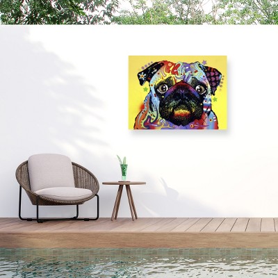 "Pug" Outdoor Canvas