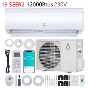 9000/12000/18000/24000/36000Btus Mini Split Air Conditioner 19/23 Seer2 With Heater System 115V/230V - 1 of 4