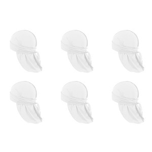 6 Pack Stretchy Durags for Waves Compression and Style - 1 of 4