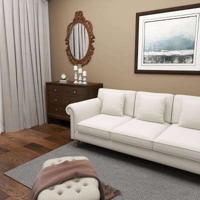 Set of 3 White Distressed Wood Pillar Candle Holders