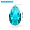 Unique Bargains Hanging Ornament DIY Craft Crystal Pendant Suncatchers 4 Pcs - 2 of 4