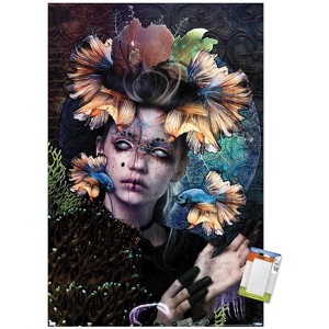 Trends International Jena DellaGrottaglia: Cosmic Zodiac - Pisces Unframed Wall Poster Prints - 1 of 4