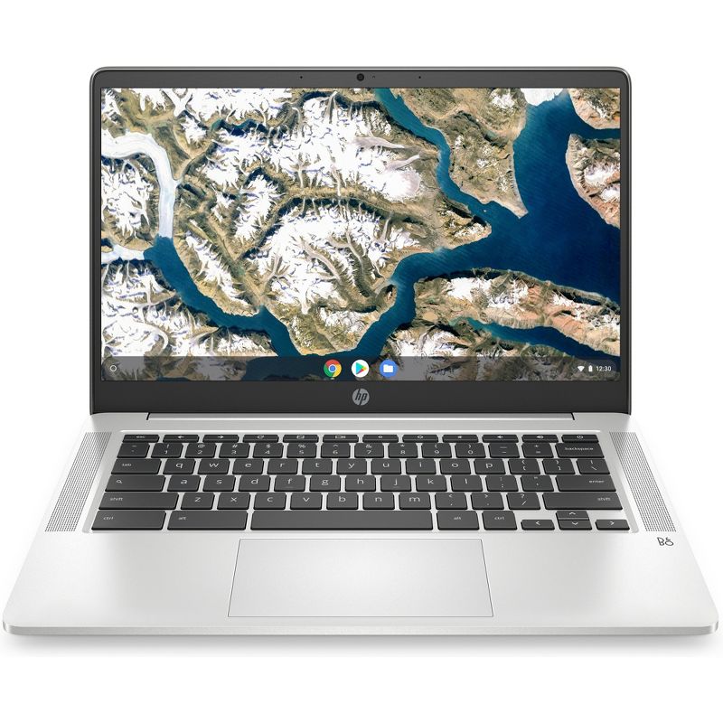HP Inc. Chromebook Laptop Computer 14" HD Intel Celeron 4 GB memory; 32 GB eMMC, 1 of 9