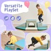9-piece set of soft climbing and crawling toys, soft foam tunnel climber, indoor crawling and sliding toys - 4 of 4