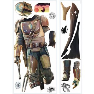 Star Wars The Mandalorian Giant Peel and Stick Kids' Wall Decal - RoomMates: Vinyl, Self-Adhesive, Multicolor, 14 Pieces - 1 of 4
