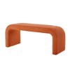 CAVINAS Set of 3 U-Shaped Teddy Sofa Ottoman Bench with Extra Seating,Upholstered Sofa Footrest for Bedroom,Living Room - 3 of 4